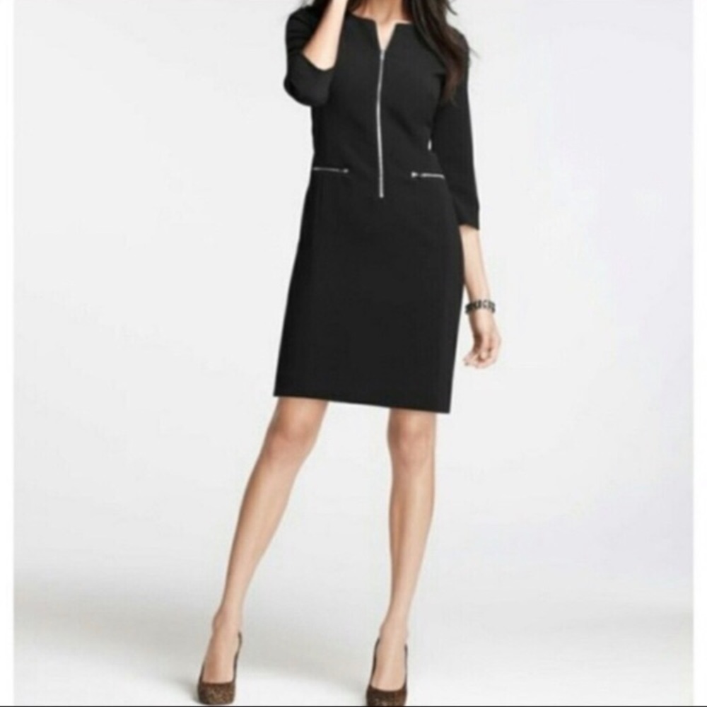 BNWT Ann Taylor Zip Front Dress